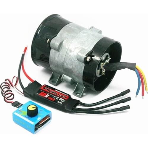 STRONG 12V 17A Violent Fan Modified DC Motor 200W DIY Boat Car Electric Turbocharged Force Fan Motor