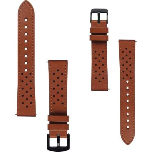 Business Replace Strap For Ticwatch Pro 3 GPS/Pro 2020/GTX/PR03/S2/E2 Smart Watch Band 22mm Wristband Genuine Leather Bracelet