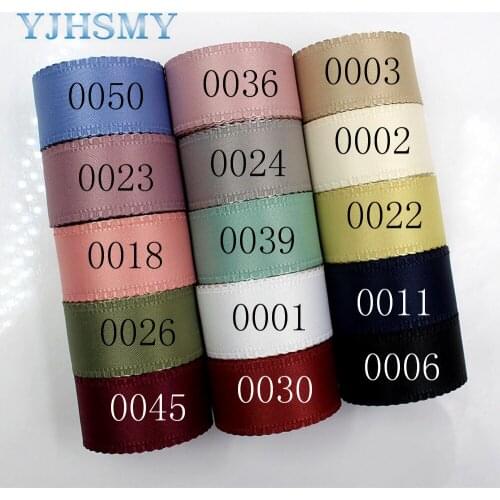 YJHSMY D-18130-206,25mm 10 yard Double sided Pure color ripple Polyester ribbon,Clothing accessories,DIY jewelry wedding package