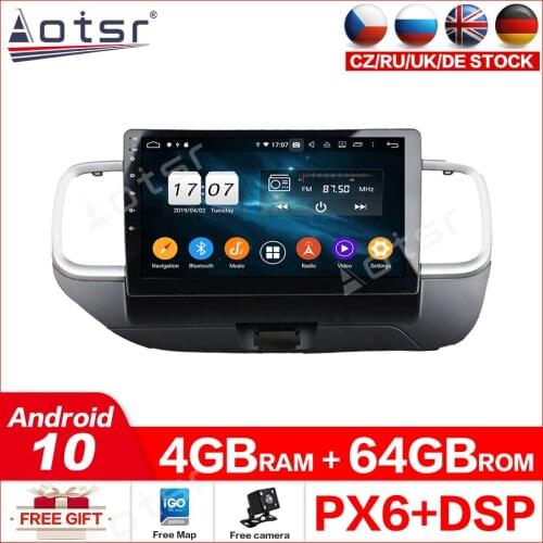 Android 10 PX6 DSP For Hyundai Venue 2019 2020 Car Multimedia Stereo Player No DVD Radio GPS Navigation Head unit screen Audio