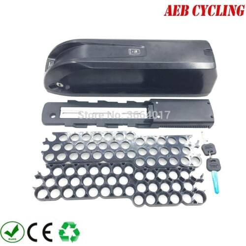 Free shipping new arrival 21700 cell down tube battery case jumbo shark BBG mid frame case 42 Pcs 21700 cells for fat bike