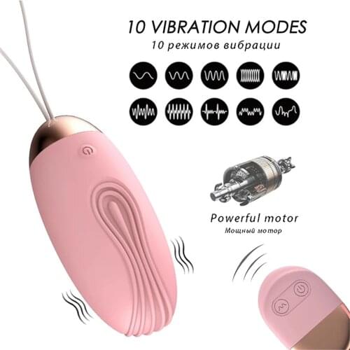Sex Toys for Women Wireless Remote Control 10 Speeds Vibrating Egg Clitoris Stimulator Vaginal Massage Ball G- Spot Vibrators