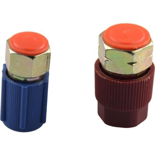 AC Quick Couplers Connectors High Low Side Port Adapter Retrofit R12 to R134