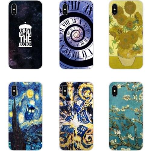 Accessories Phone Shell Covers For Xiaomi Redmi 4A S2 Note 3 3S 4 4X 5 Plus 6 7 6A Pro Pocophone F1 Doctor Who Van Gogh