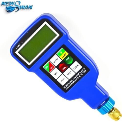 WK-VG88 Digital Manifold Vacuum Pressure Gauges Testing Air Conditioner Refrigeration Single Vacuum Gauge Tool