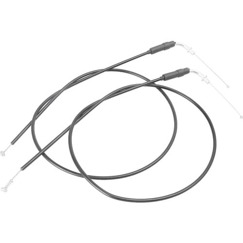 2Pcs 90CM 110CM 130cm Motorcycle Throttle Cables Accelerator Wire Lines For Harley Davidson Sportster XL 883 1200