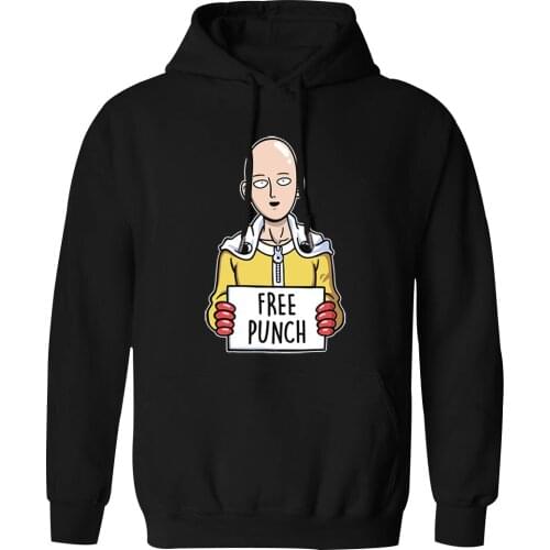 Mens Hooded One Punch Print K-pop Harajuku Male Sweatshirt Vintage Tops Standard Man Clothing Long Sleeve Retro Hoody Pullovers