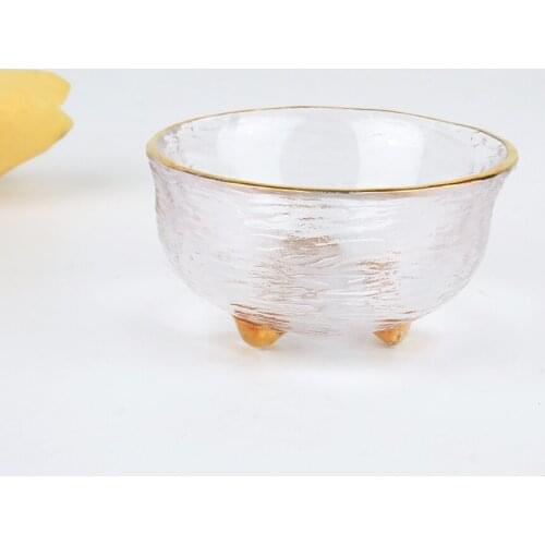 Original Creative Clear Glass Tea Cups Unique Shape Glass Cups For Flower Chinese Tea Goods For Creativity Home Glassware