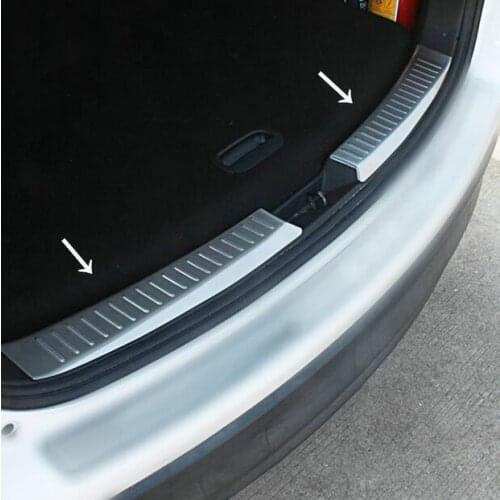 FIT FOR MAZDA CX-5 CX5 2012-2016 INNER REAR BUMPER PANEL PROTECTOR TRUNK DECK BOOT CARGO SILL COVER PLATE TRIM GARNISH THRESHOLD