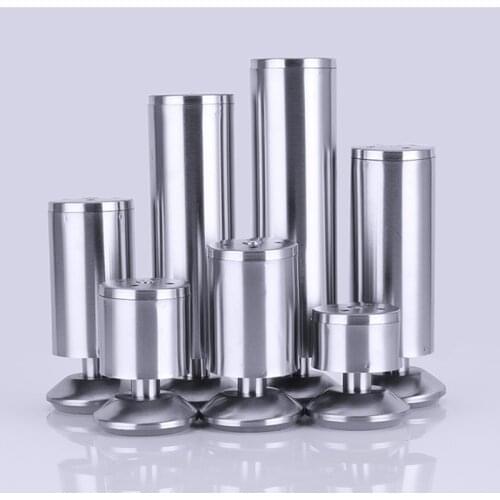 6-30cm Adjustable Stainless Steel Furniture Legs Cabinet Table Sofa Bed Feet Furniture Legs Feet