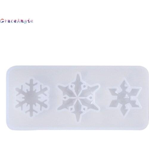 Mix Silicone Mold Snowflake For Jewelry Liquid Resin Silicone Mould Handmade Tool DIY Epoxy Resin Mold UV Jewelry Making Moulds