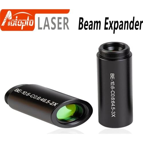 CO2 laser 10600nm Laser Beam Expander 1.5X 2X 2.5X 3X 4X Galvanometer Laser Marking Lenses Optics Beam Expand for laser marking