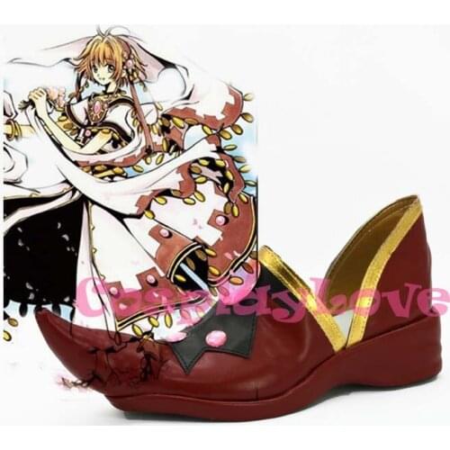 Tsubasa:Reservoir Chronicle Sakura Cosplay Shoes Boots Desert Style Custom Made For Halloween Christmas Festival CosplayLove