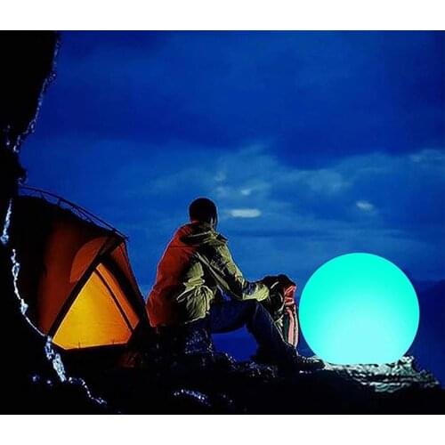 Outdoor Lights LED Garden Ball Lights Remote Control Floor Street Lawn Lamp Swimming Pool Wedding Lighting Decoration RGB color