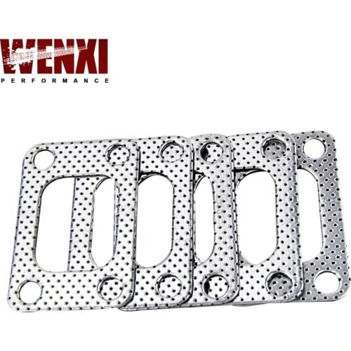 UNIVERSAL Aluminum T2 T25 T28 TURBO TO MANIFOLD GASKET 4 BOLT FOR NISSAN SKYLINE 200SX PULSAR WX4955