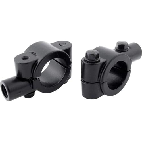 Uxcell Aluminum Alloy Motorcycle Rearview Mirror Handlebar Holder 2 Pack