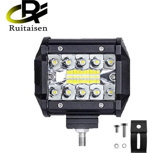 Driving Light Lamp 4 inch 60w LED Work Light Bar for 12V Headlight for Boat Combo Jeep 4WD ATV UTV SUV Truck Car 4x4 Fog Light