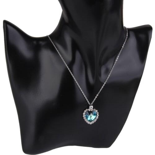 3 Pieces Resin Female Necklace Earring Chain Jewelry Mannequin Display Bust