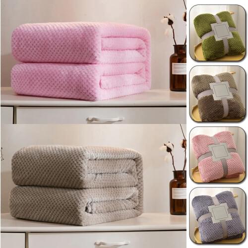 45*65cm Winter Warm Home Textile polar microfiber blanket cover the bed thick fleece throw sofa blanket small blanket