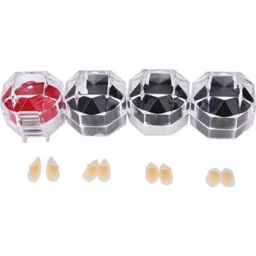 1Pair Halloween Party Horrific Fun Clown Dress Vampire Teeth Dentures Props Vampire Zombie Devil Fangs Teeth Without Dental Gum