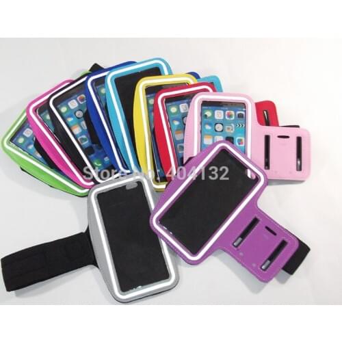 200PCS/Lot) Good Quality For iPhone 6 Plus 5.5'' Armbands Gym Sports Cell Phone Arm Band Bag Pouch By DHL Fedex sherrytree