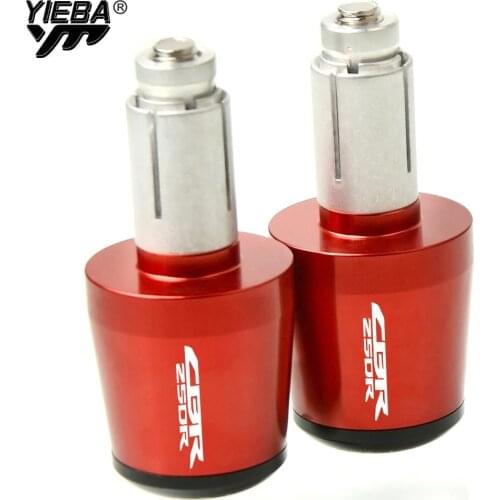 22MM CNC Motorcycle Accessories Handlebar Hand Grip Handle Bar End For Honda CBR250R CBR250 R CBR 250R MC41 2011-2013 CBR 250 R