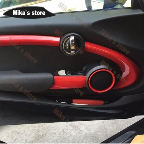 Hight Qulity Hot Sale Style Material PC Protected Door Kit Accessory Suitable For mini cooper F56 car-styling With 3 Color (6PS)