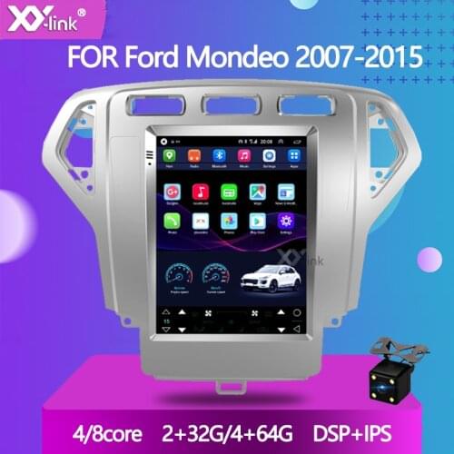 9.7" tesla style touch screen 64GB Android 10.0 Car radio stereo for Ford Mondeo 2007-2015 Multimedia player gps Navigation