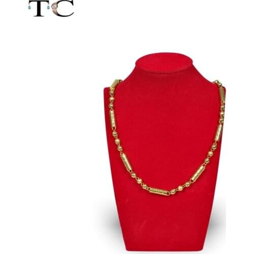 Free Shipping Red Velvet Necklace Pendant Display Holder Jewelry Display Stand 15*8.5*22cm
