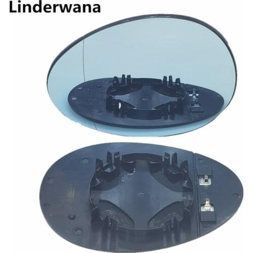 For MINI R55 R56 R57 R58 R59 R60 R61 White Blue Door Mirror Heated Glass