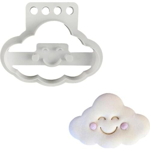 Fondant Cutters Fluffy Cloud Cutters Fondant Cake Mold Decorating Tools for Sugar Craft Cookie Stamps