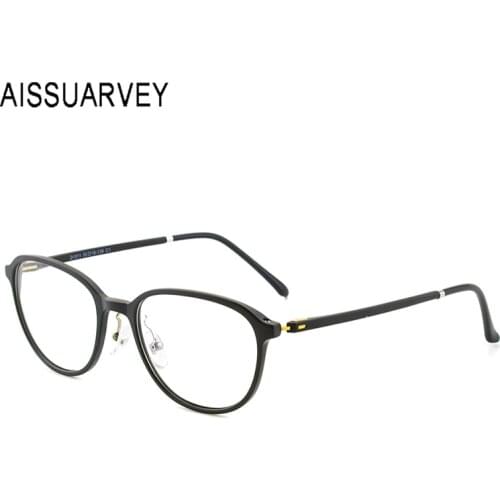 Ultem Round Optical Eyeglasses Frames for Women Men Optical Flexible Glasses Frame Prescription Eyewear Vintage Goggles Light