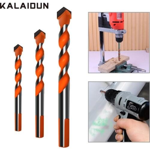 KALAIDUN Drill Bits Set Electric Tool 3-12mm Center Hammer Concrete Ceramic Tile Metal Drill Bit DIY Wall Hole Saw Drilling