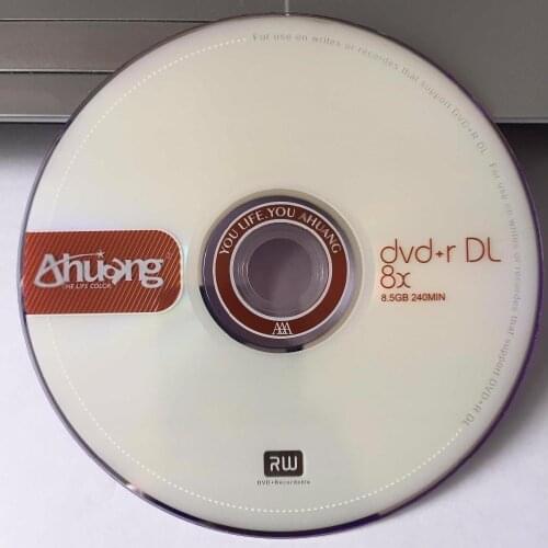 Wholesale 25 discs A+ Ohuang 8x 8.5 GB Blank Printed DVD+R DL