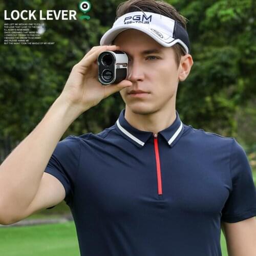 PGM Waterproof 600/1300 Yards Golf Laser Rangefinder Code Number Slope Lock Telescope for Golf Sport, Hunting, Survey