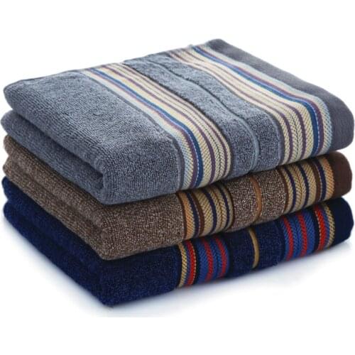 Pure cotton adult dark face wash household plain color soft thick absorbent large towel bathroom supplies hand towel