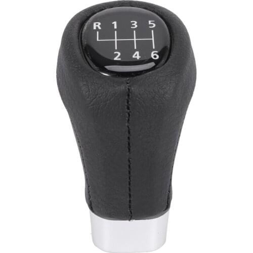 6 Speed Gear Shift Knob For-BMW E81 E82 E87 E87 LCI E90 E91 E92 E92 1 3 Series Black Gearknob Gearshifter