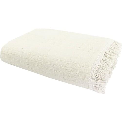 Seat Sofa Bed Cover-Beige 180x220 Cotton