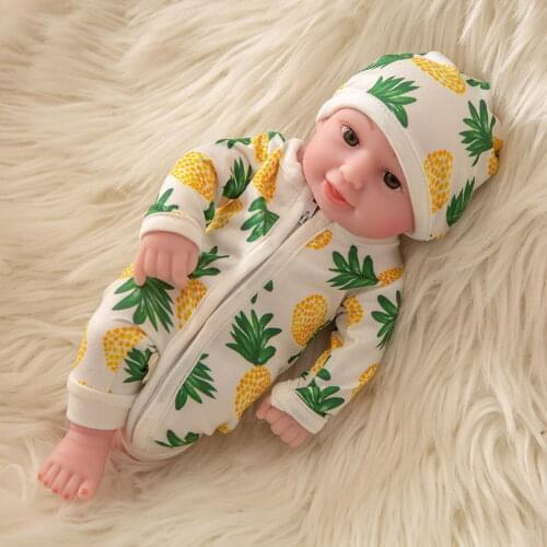10 Inch Full Silicone Reborn Baby Dolls New Style 25cm Reborn Silicona Reborn Dolls Babyies Toy
