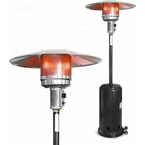 Standing Patio Heater Gas Heater For Indoor Outdoor Home Garden Stainless Steel 1300W Temperature Adjustable
