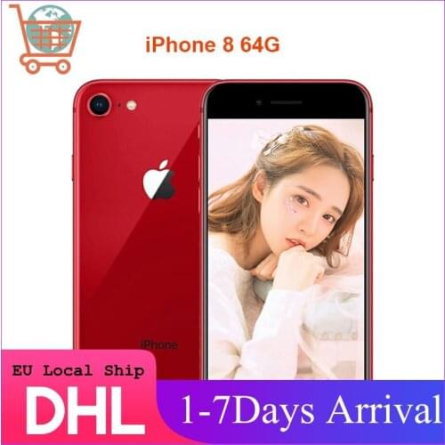 EU Fast Ship Apple iPhone 8 64GB Hexa-core 4G LTE Phone 3D Touch ID 12.0MP 4.7 inch Fingerprint IOS Apple Mobile phone
