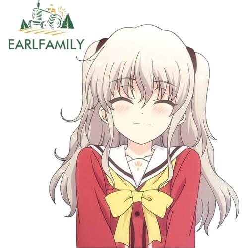 EARLFAMILY 13cm x 10.8cm for Nao Tomori Personality Decal Creative VAN Car Stickers DIY Waterproof Vinyl Window Trunk Car Wrap
