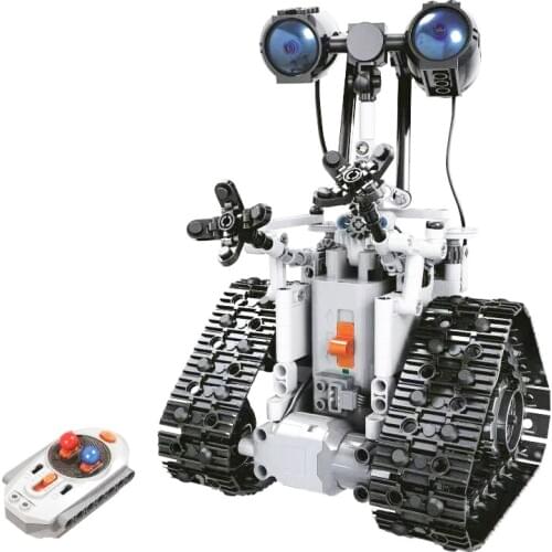 Winner 7112 Technic City Remote Control RC Bulldozer Electric designer Building Blocks Engineering 408pcs Toys For Childrn