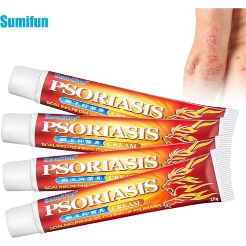 1/3/5Pcs Psoriasis Treat Cream Eczema Dermatitis Antibacterial Antipruritic Ointment Anti Itching Medical Plaster Skin Care