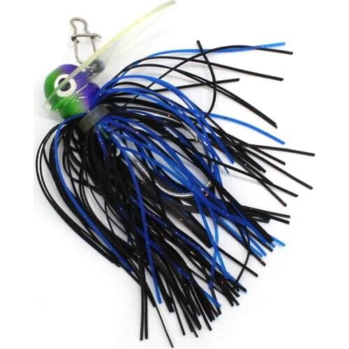 1pc Fishing Lures Spinnerbait Wobbler Swim Chatter Jig Buzzbait Rubble Skirt ChatterBaits Mustad Hook Fishing Tackle