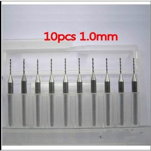 10pcs 1.0mm PCB Print Circuit Board Drill Bits CNC Drill Bits