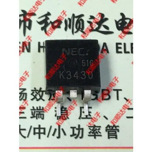 10pcs/lot K3430 2SK3430 New stock TO-263 40V 80A