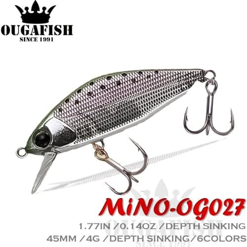 2021 Sinking Minnow Fishing Lure Weights 4g 4.6cm Sea Accessories Wobblers Trolling Bait Pesca Artificial Baits Lures For Carp