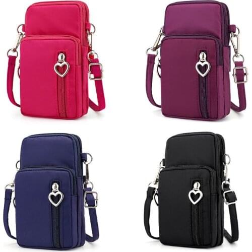 Crossbody Mobile Phone Shoulder Bag Pouch Case Belt Handbag Satchel Purse Wallet