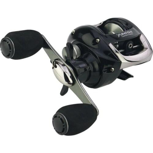 Bait Casting Reel Lure Fishing Line Roller Wheel Gun Kob Magnetic Brake Lure Low-Profile Reels 12+1BB Stainless Steel Bearing